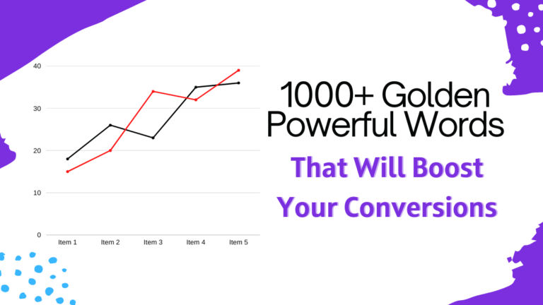 1000+ Golden Powerful Words That Will Boost Your Conversions