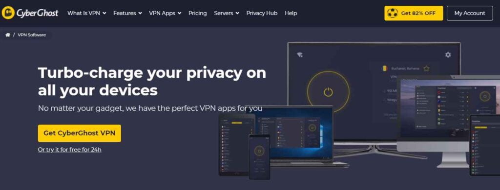 CyberGhost - Fast, Secure & Anonymous VPN service