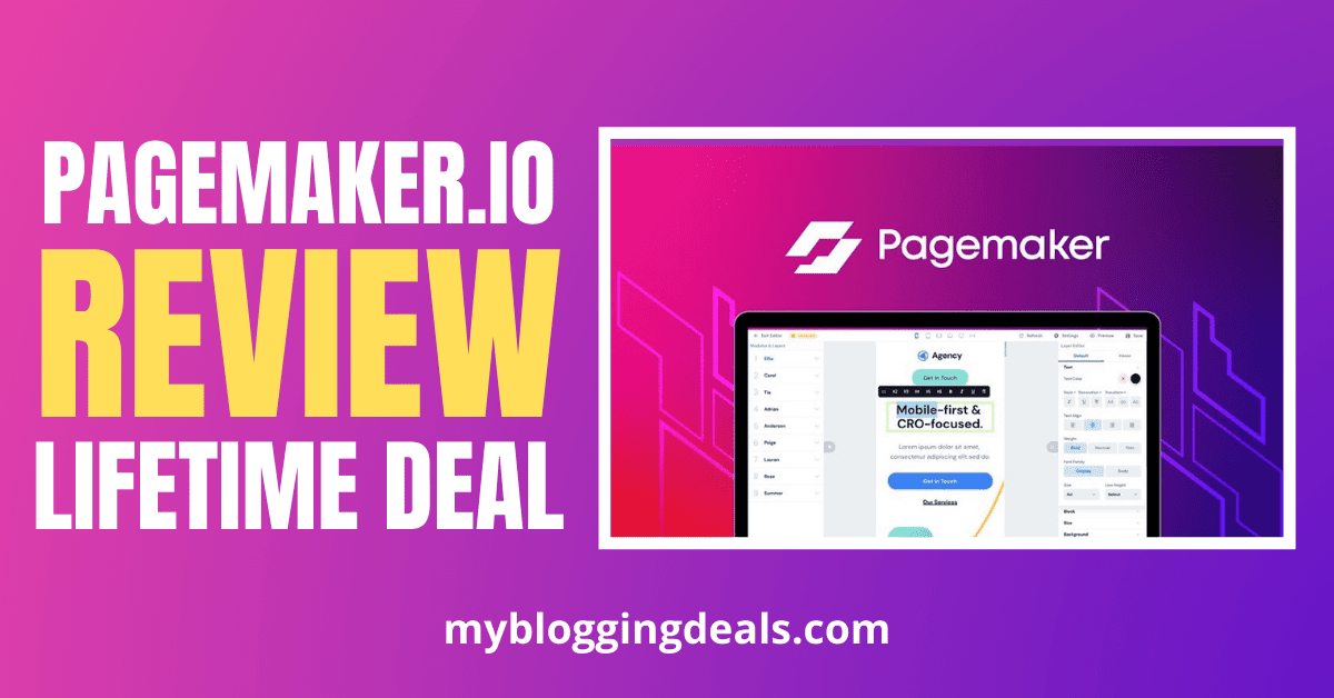 Pagemaker.io Review